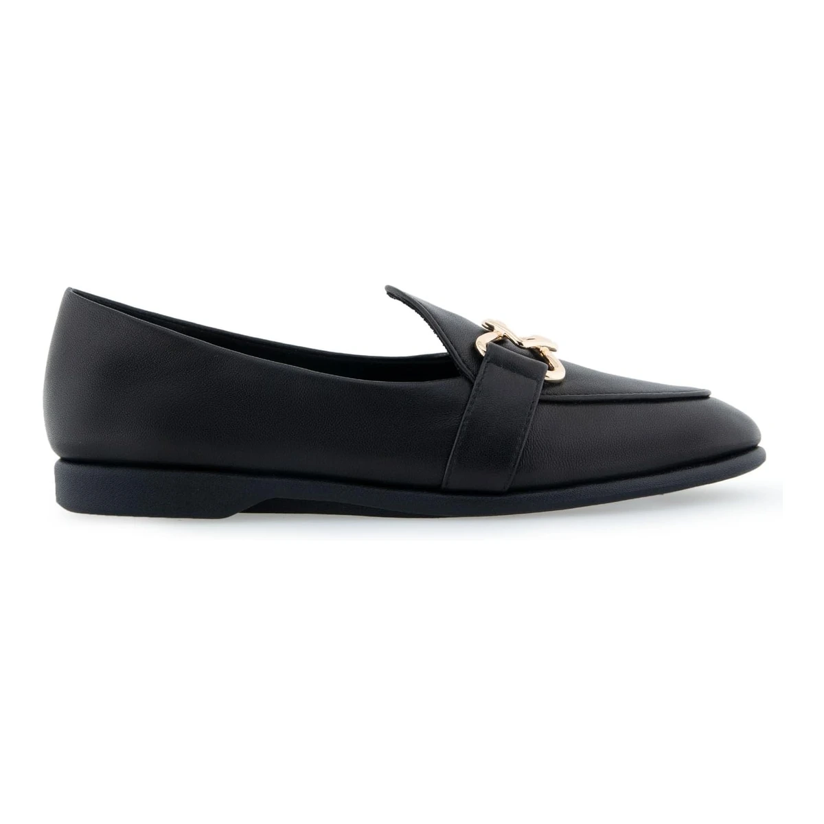 Aerosoles Women's Borgio Leather Loafers — Black — Size 6 Medium