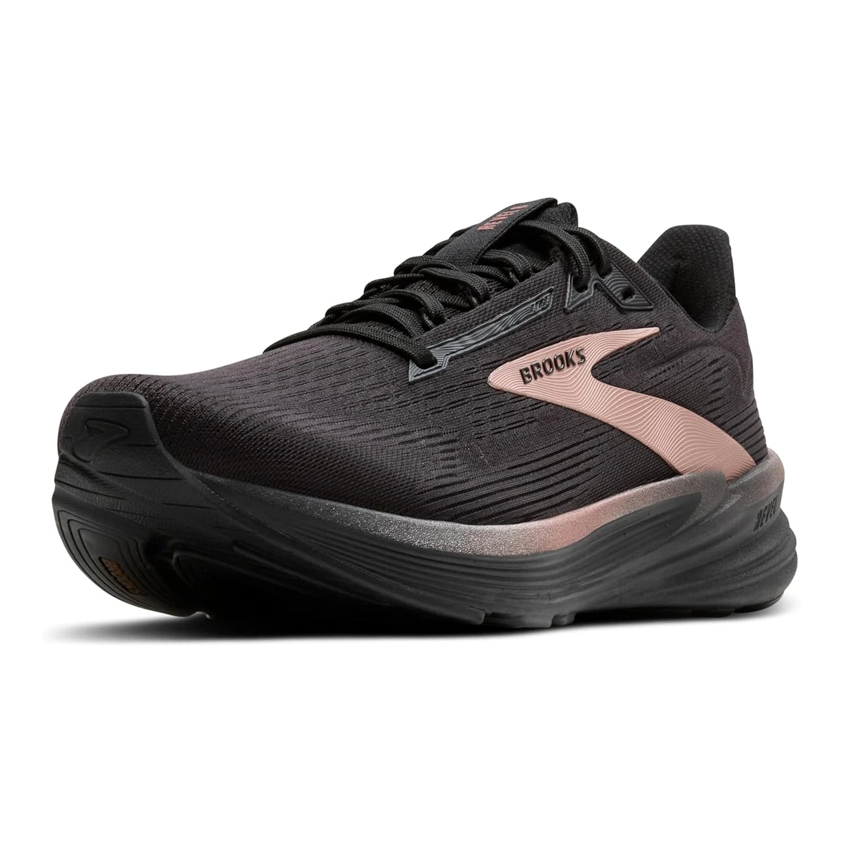 Brooks Women’s Revel 8 Neutral Running & Walking Shoe - Black/Black/Rose Gold - 5 Medium — Black Rose Gold