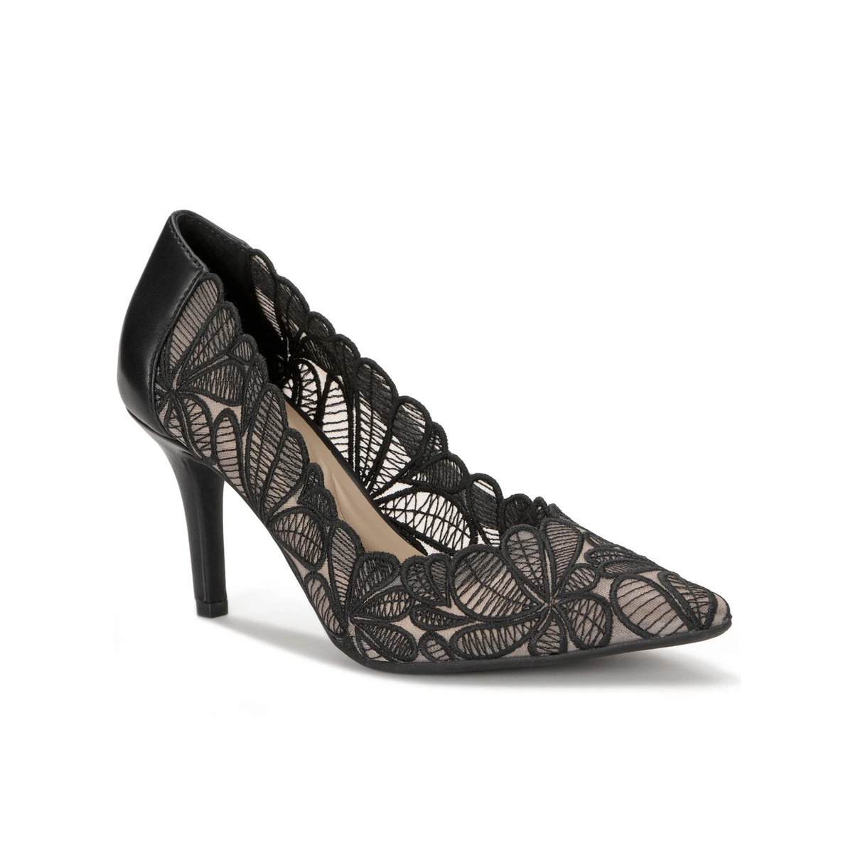 I.n.c. International Concepts Women's Zitah Embellished Pointed Toe Pumps — Black — Size 5.5