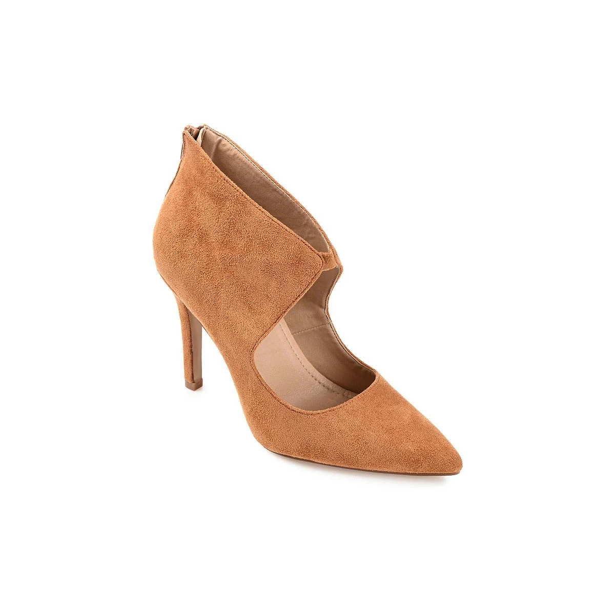 Journee Collection Women's Junniper Keyhole Stilettos Women's Shoes — Tan — Size 8