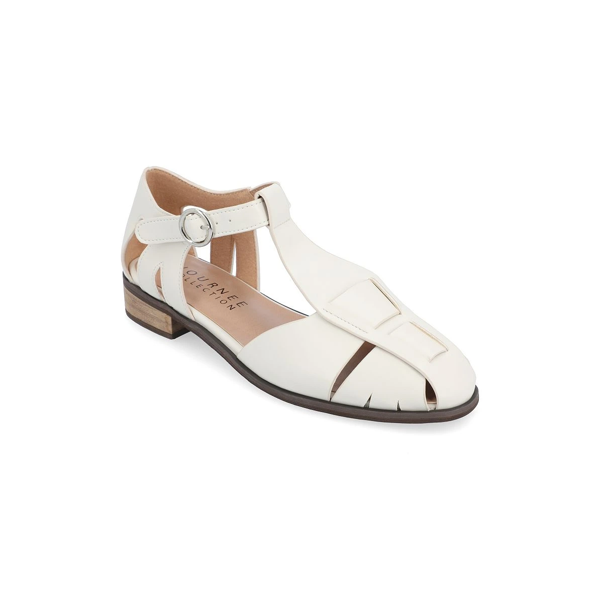 Journee Collection Women's Azzaria Flats — White — Size 9