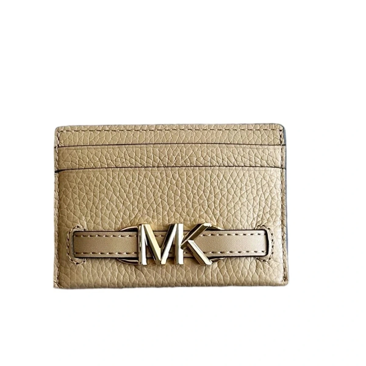 Michael Kors 35S3G6RD3L Reed Camel Tan With Gold Hardware Women's Card Holder