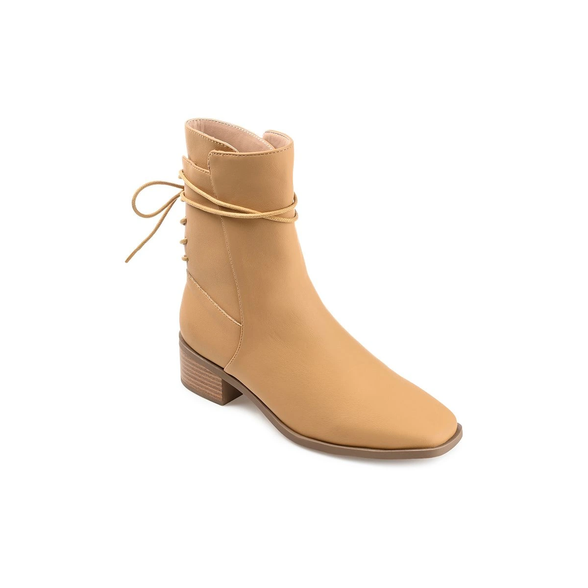 Journee Collection Women's Vannder Tru Comfort Foam Booties — Cognac — Size 7.5