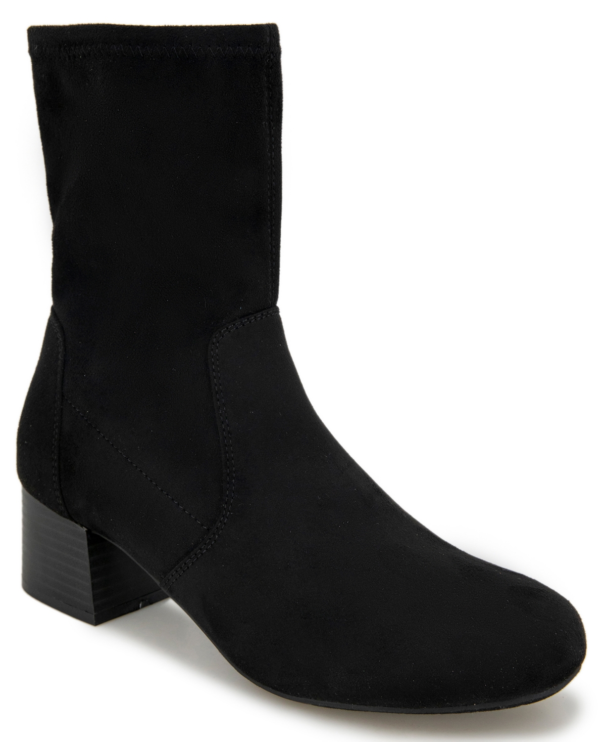 Kenneth Cole Reaction Women's Road Stretch Dress Booties — Black — Size 6.5