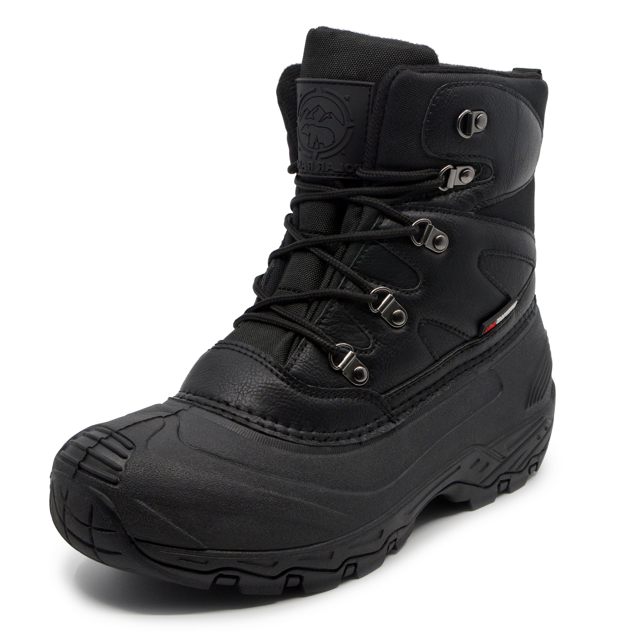 Polar Range Men's Arno Snow Boot — Black — Size 13