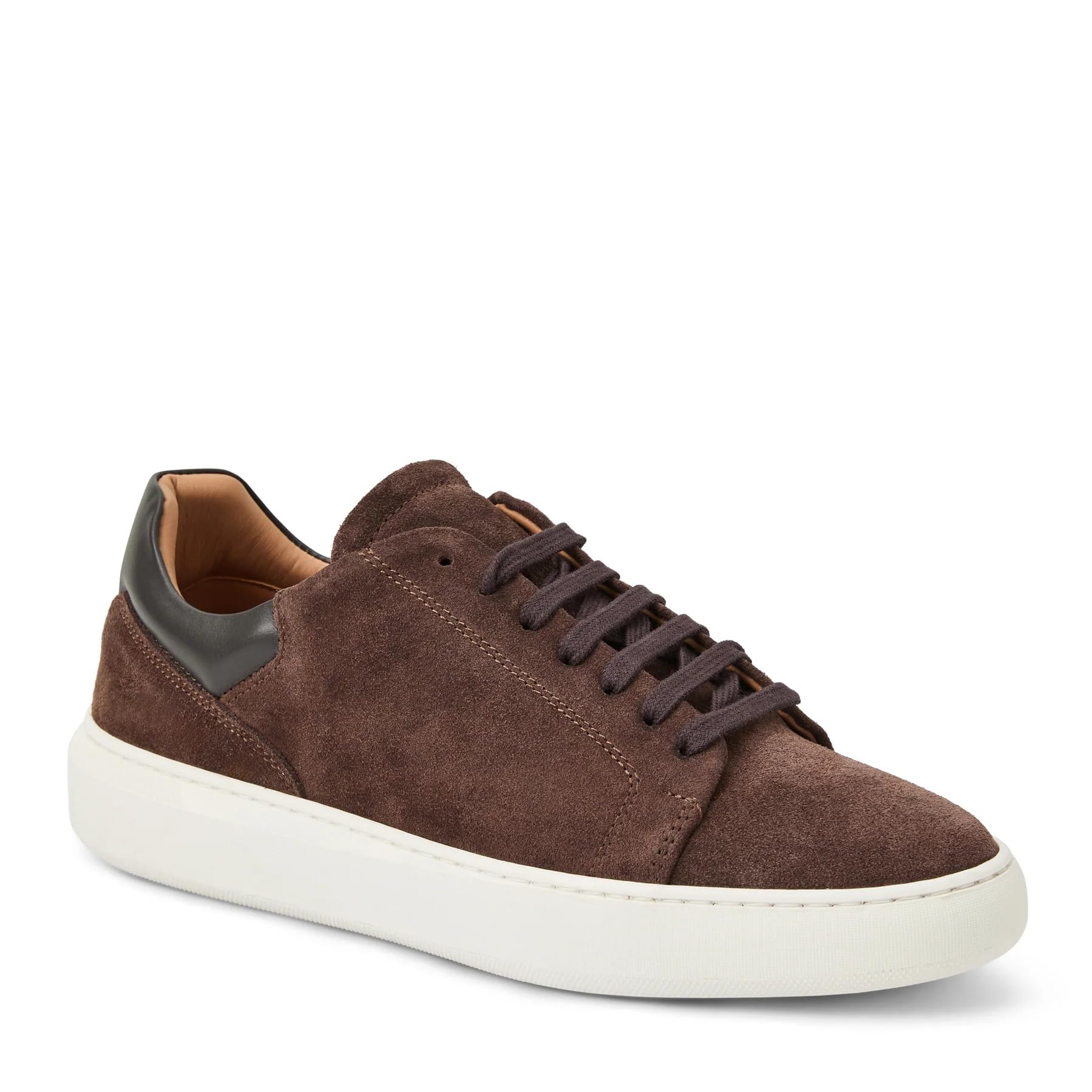 Bruno Magli - Men's Salvatore Suede Sneakers, Italian Shoes with Lace-Up Closure (Brown Suede, 9 M)