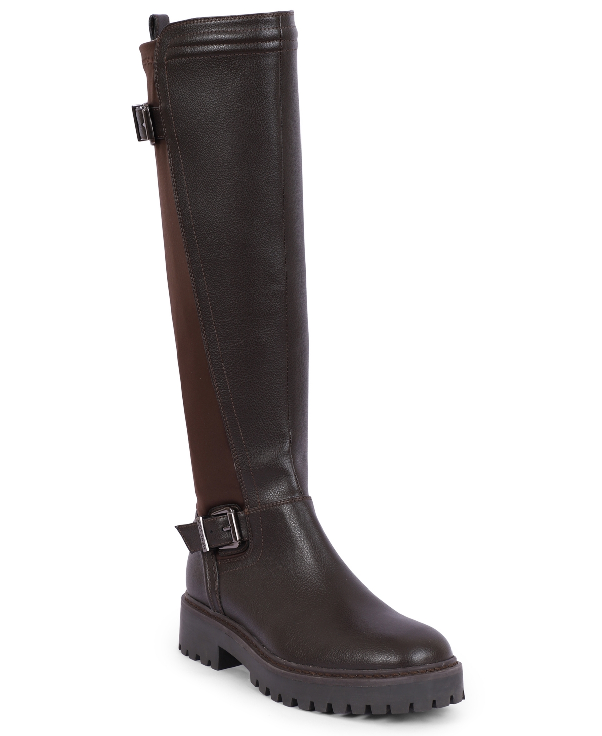 Kenneth Cole Reaction Women's Salt Lug Ttk Tall Biker Boots — Chocolate — Size 11