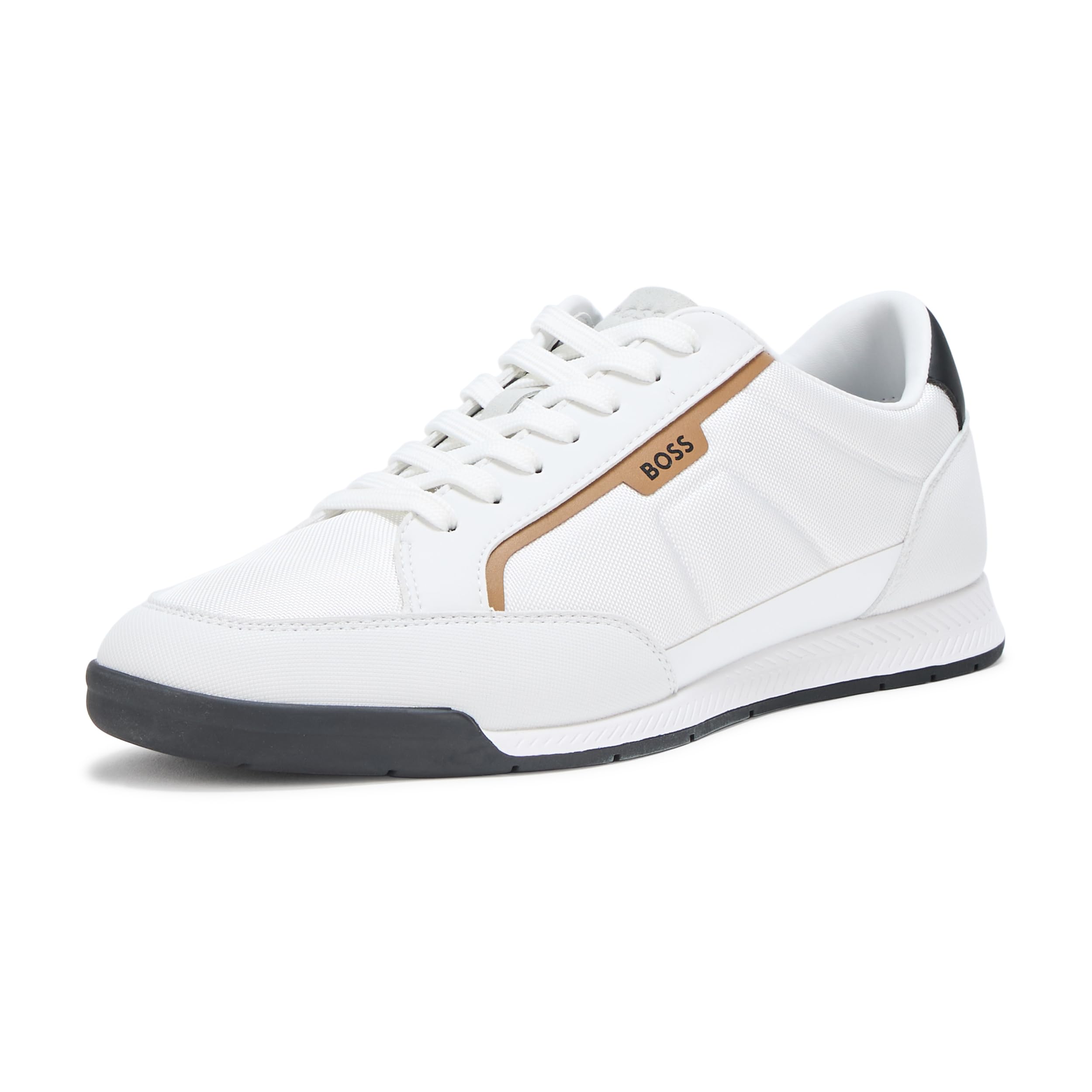Boss, Nitan Low Profile Sneaker, Cloud Dancer, 12 — White