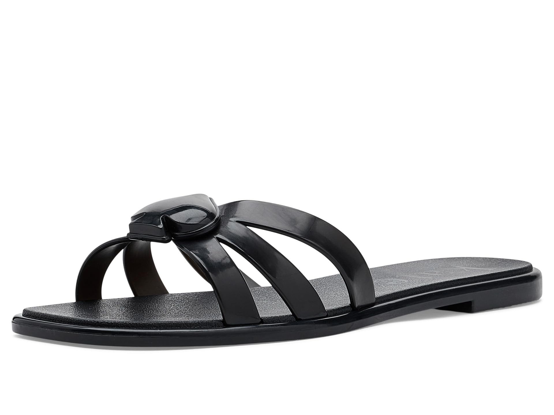 kate spade new york Sculpted Spade Jelly Sandal Size 10 — Black