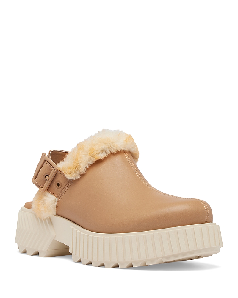 Sorel Women's Ona Ave Slingback Mules — Tawny Buff/Bleached Ceramic — Size 6