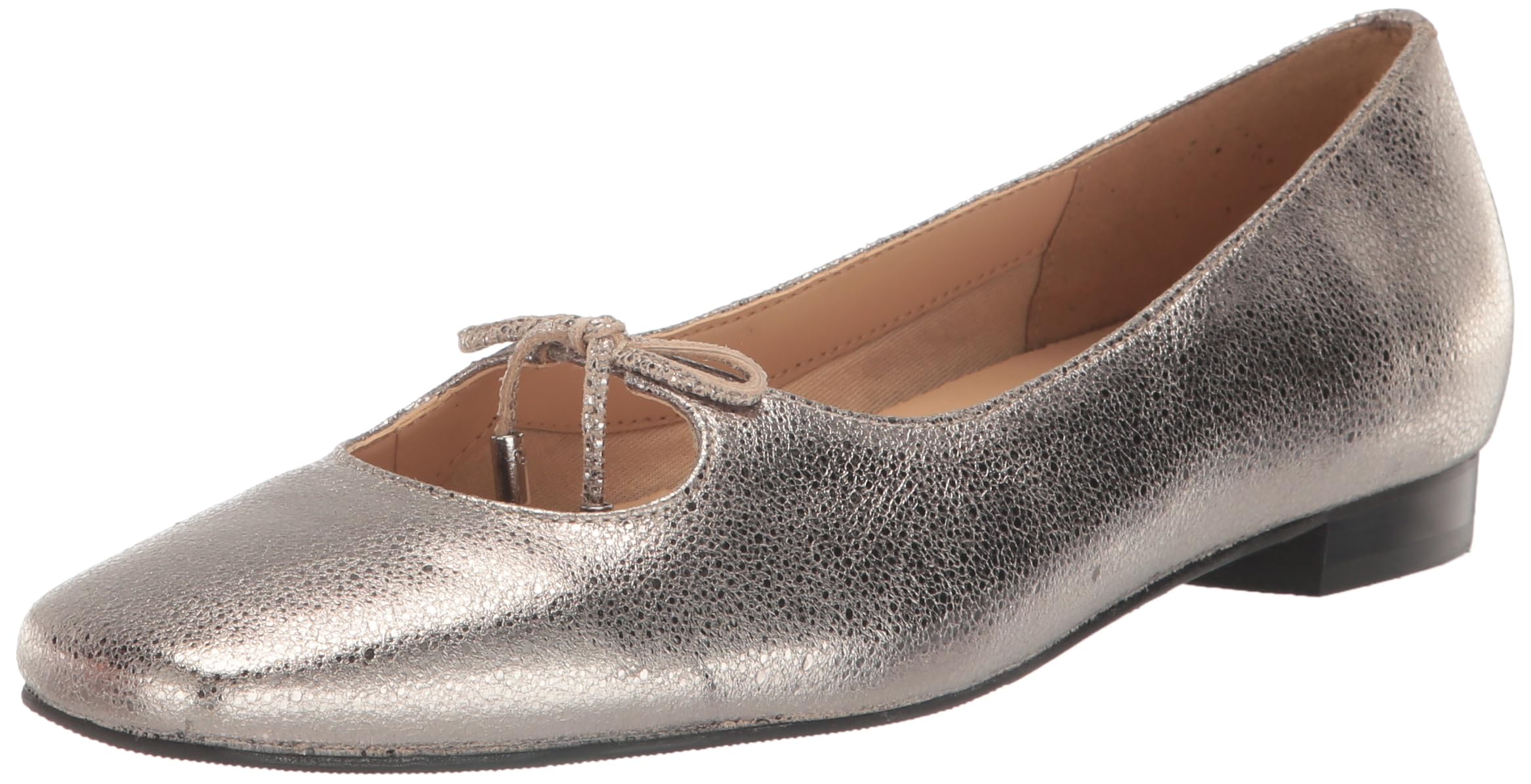Trotters Women's Honesty Flat Silver Metallic — Size 9.5