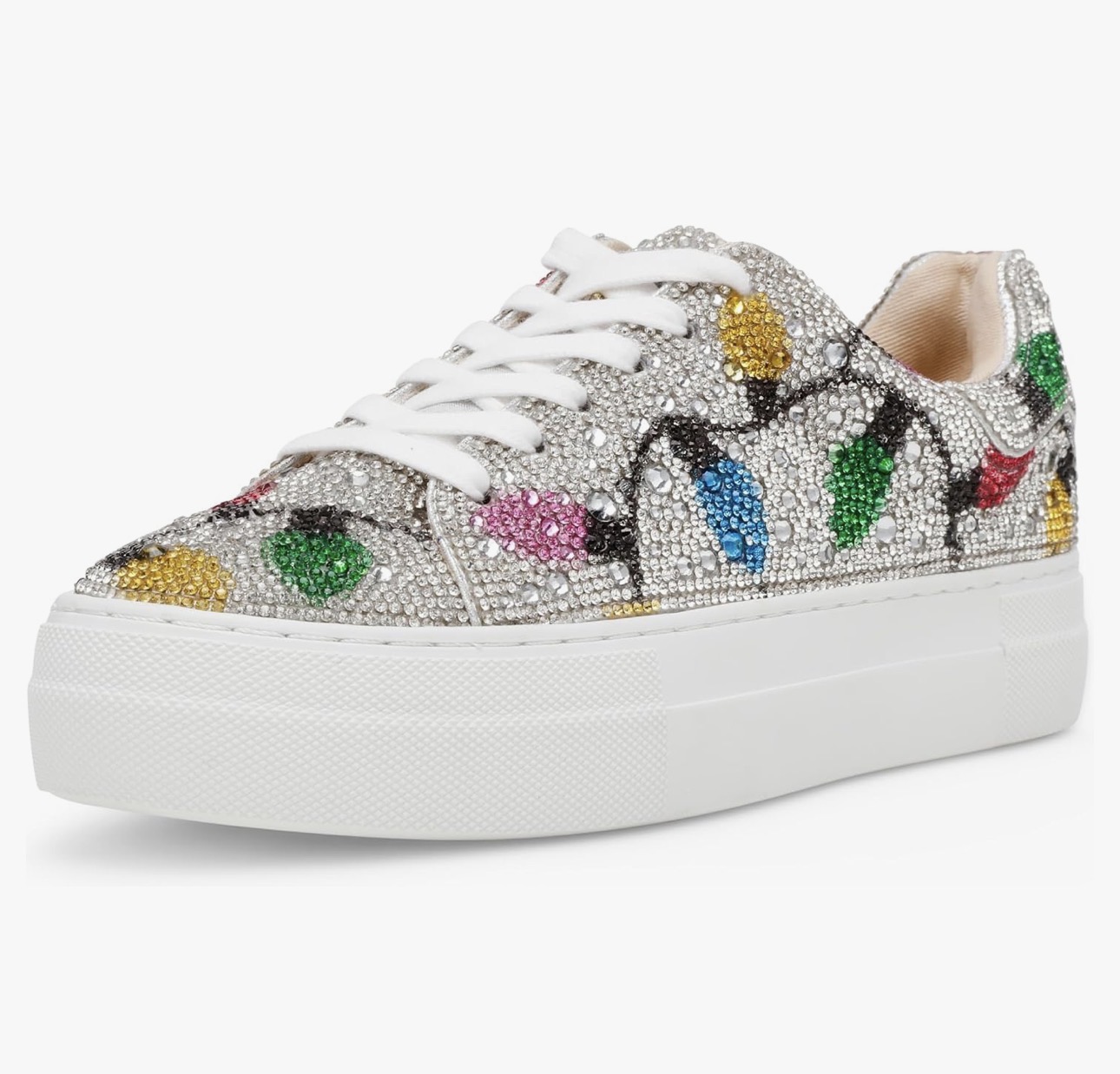 Betsey Johnson Betsey Johnson Women's Sidny Sneaker, Multi Lights, 6