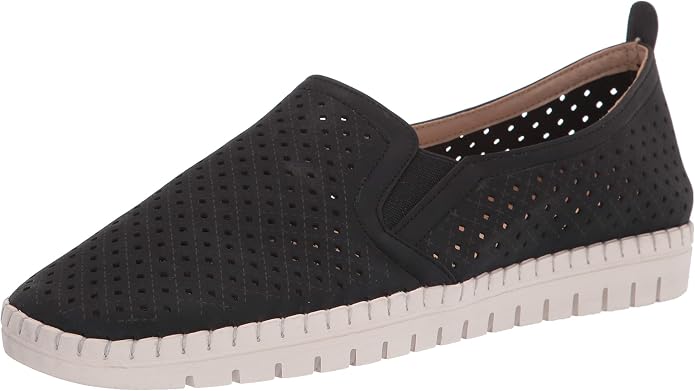 Easy Street Easy Street womens Sneaker,Black,9 W US
