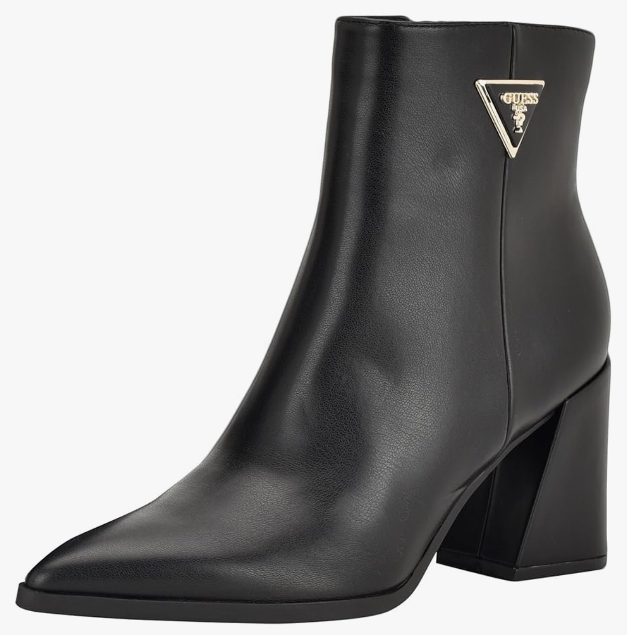 GUESS Guess Women's Lusera Bootie, Black 001, 8.5