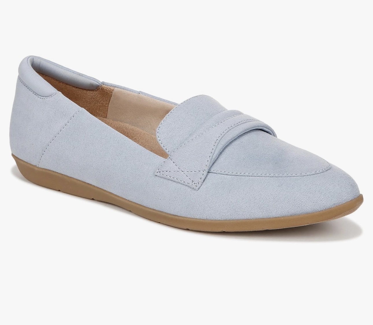 Dr.Scholl's Dr. Scholl's Womens Emilia Slip On Loafer Summer Blue Microfiber 11 M