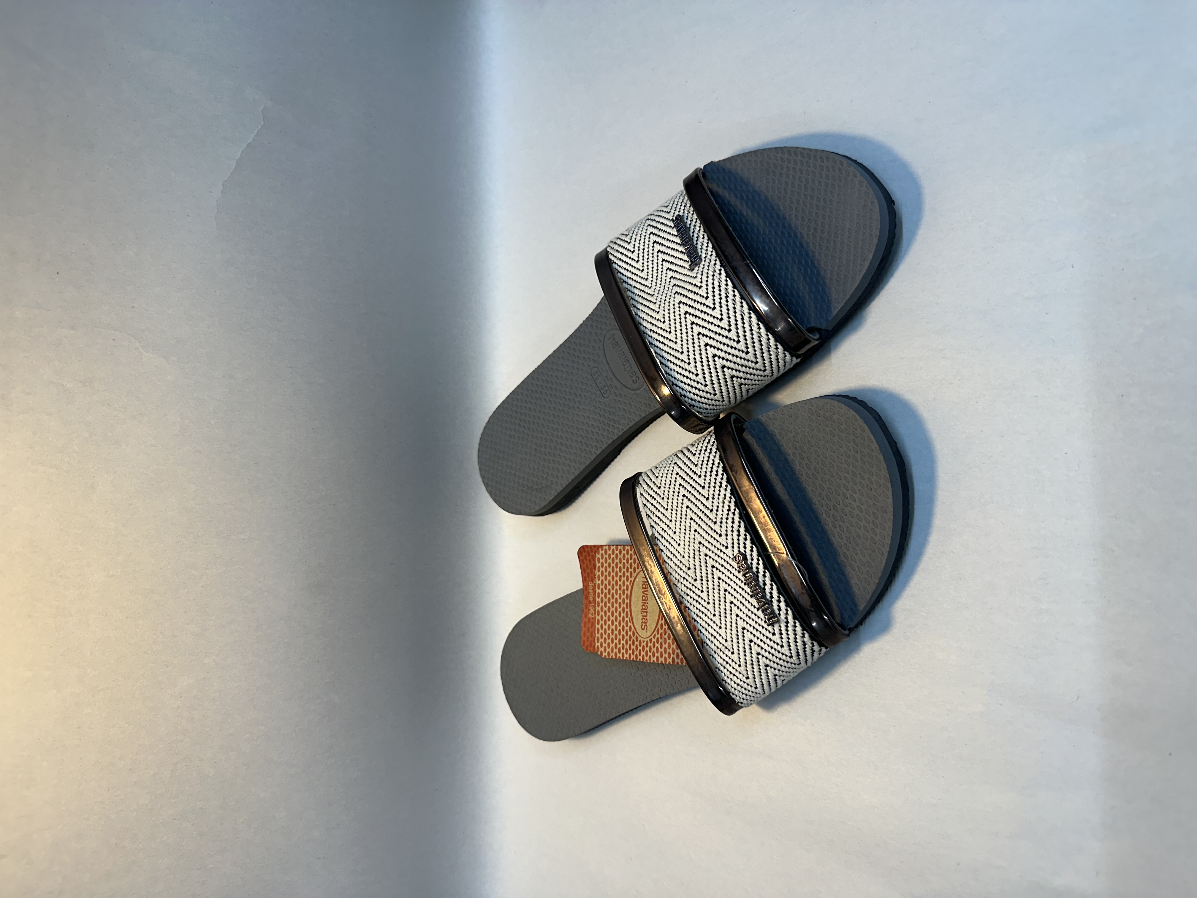 Havaianas Havaianas Women's You Trancoso Premium Flip Flop Sandal, Steel Grey, 9/10 M US