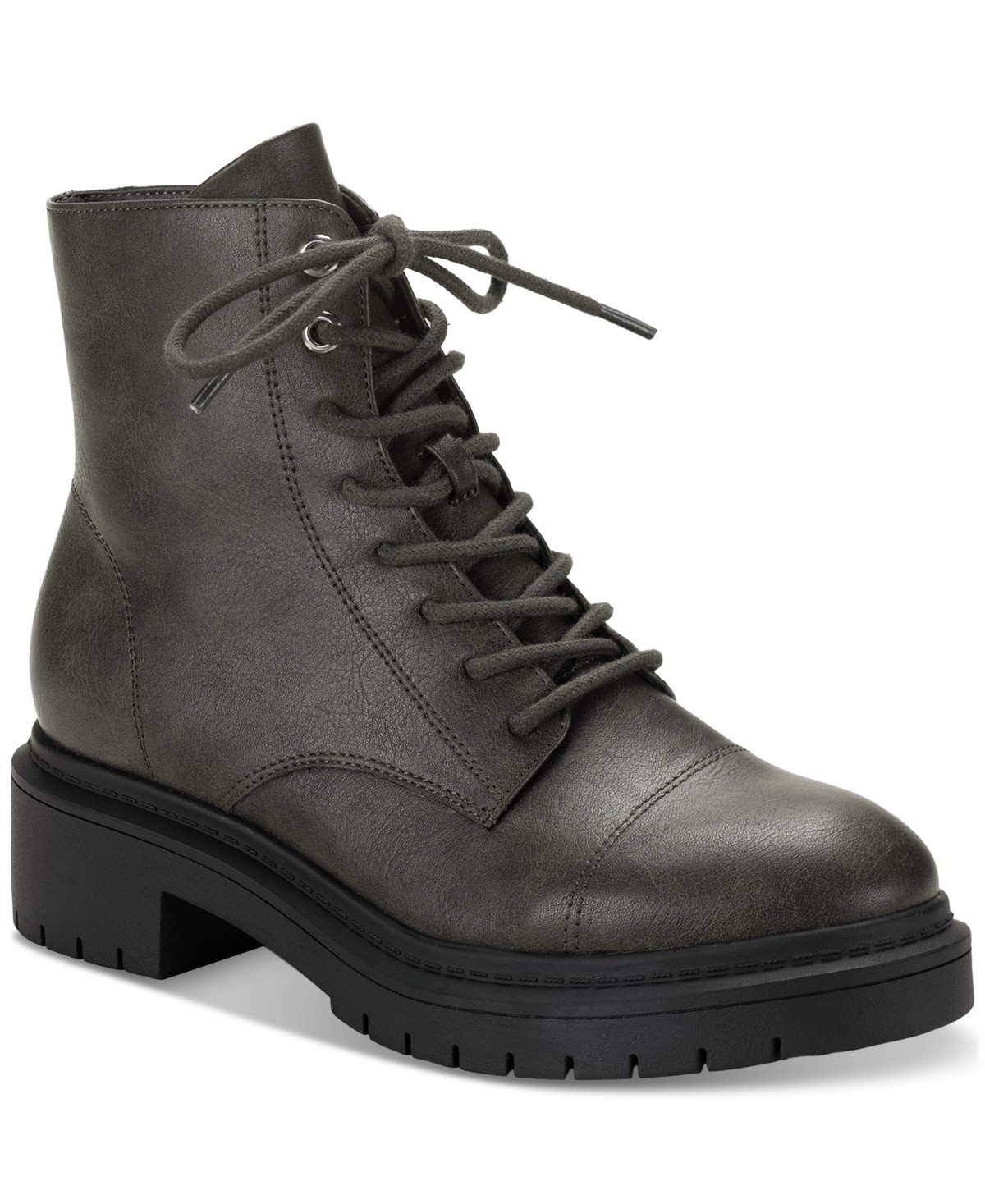 Style & Co Style & Co Women's Zaharaa Platform Lace-up Boots