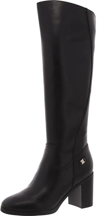 Giani Bernini Giani Bernini Womens Odettee Leather Knee-High Boots Black 10 Medium (B,M)