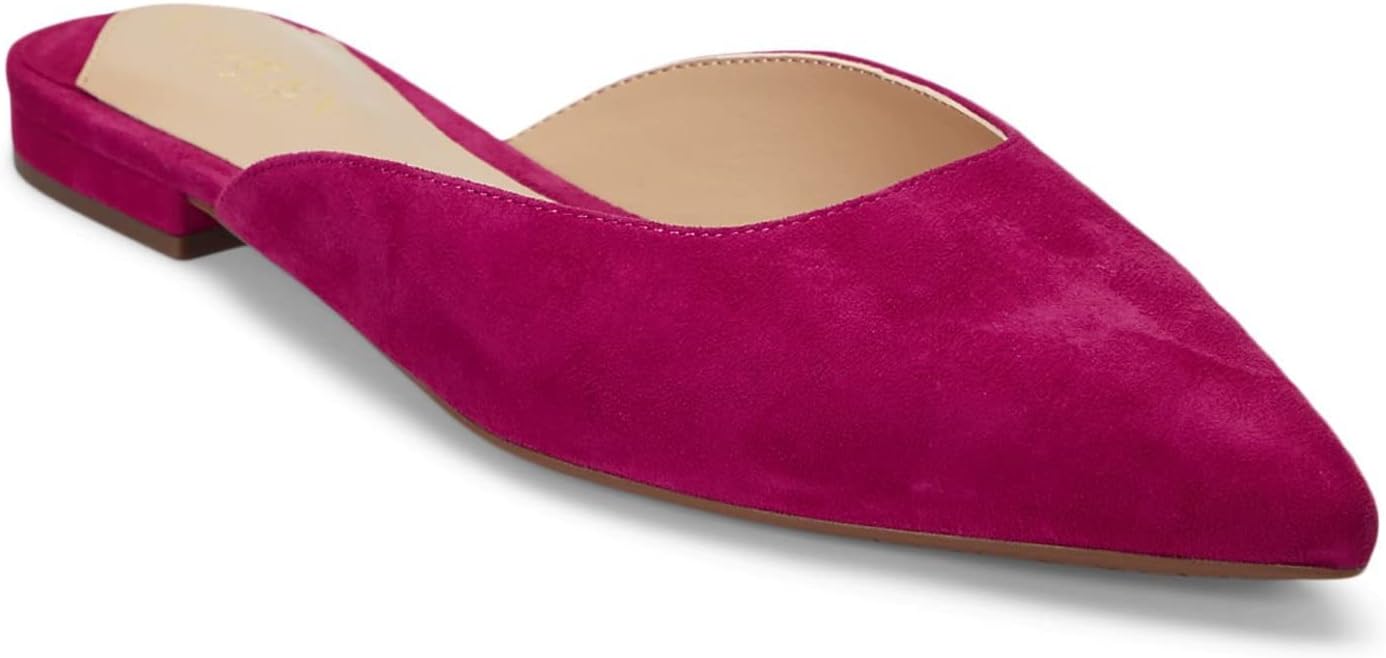 Lauren Ralph Lauren Lauren Ralph Lauren Londyn Flat Mule, Fuschia Berry, 8.5