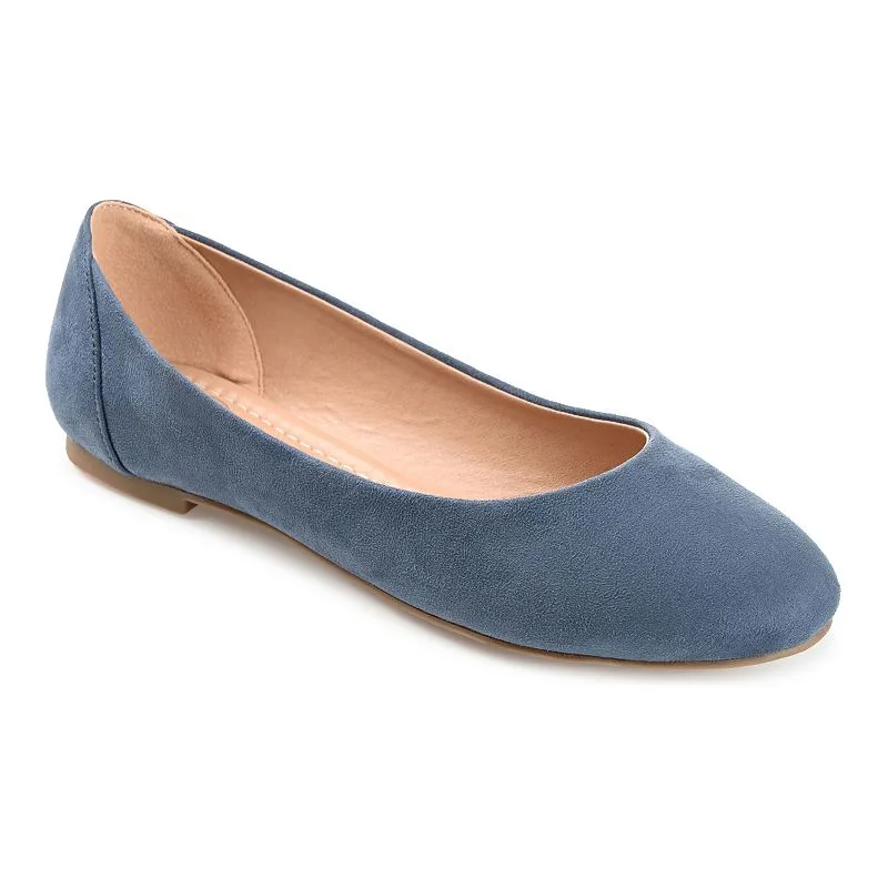 Journee Collection Women's Comfort Kavn Flats Women's Shoes — Blue — Size 11