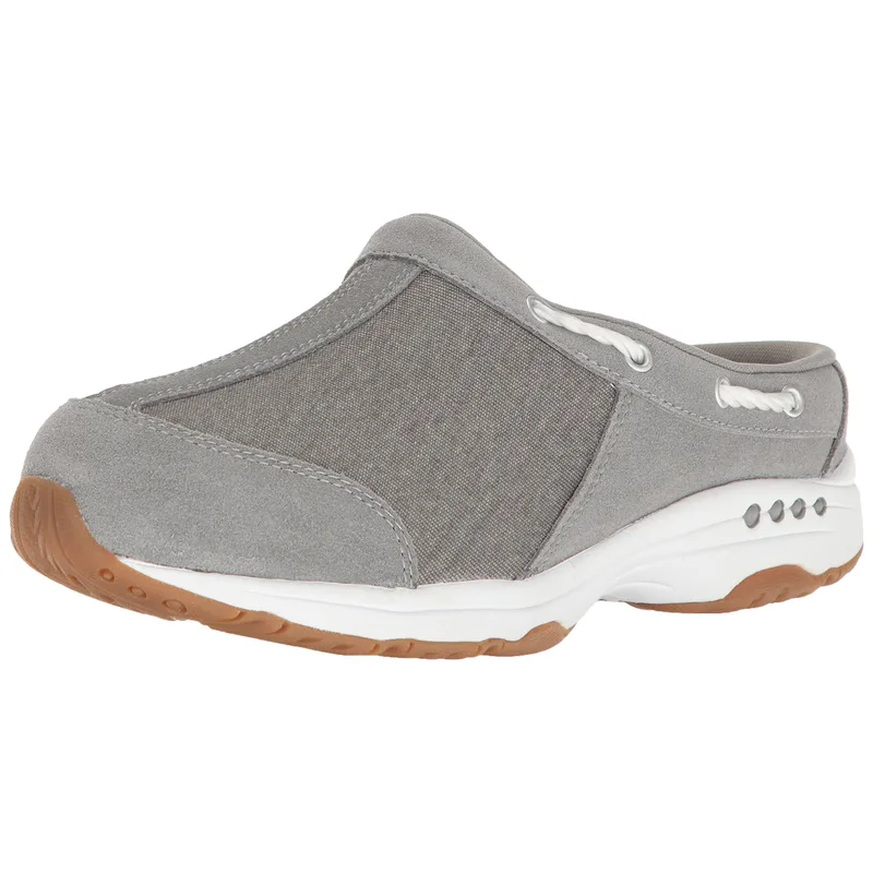 Easy Spirit Women's Travelport23 Mule, Grey, 8.5