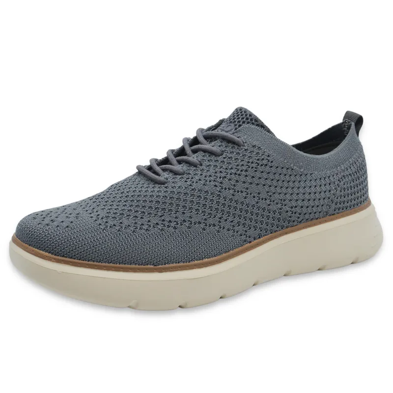 Delo Go Green Eco Friendly Lounge Oxford, Comfortable, Lightweight Casual Footwear for Men Navy, Size 8
