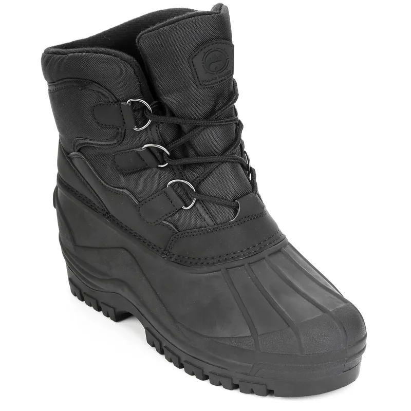 POLAR RANGE Men's Snow Boots Waterproof, Insulated Cold Weather Footwear for Winter Snow, Sizes 13