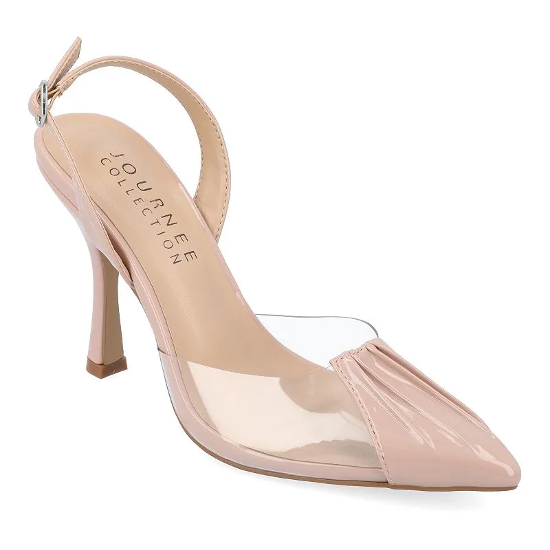 Journee Collection Women's Ivyann Lucite Stilettos — Size 6.5