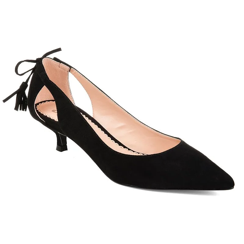 Journee Collection Women's Bindi Kitten Heel Pumps — Size 8.5