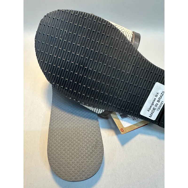 Havaianas Women's You Trancoso Premium Sandals's Slides for Everyday Wear - Steel Grey, 7/8 — Gray 9