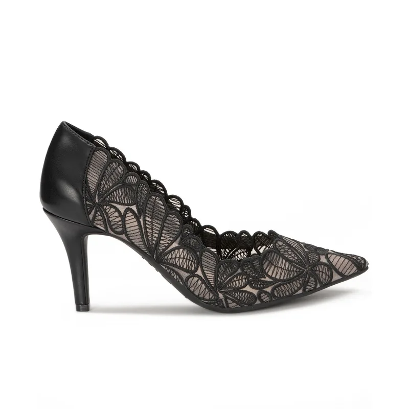 I.n.c. International Concepts Women's Zitah Embellished Pointed Toe Pumps — Black — Size 5.5 2