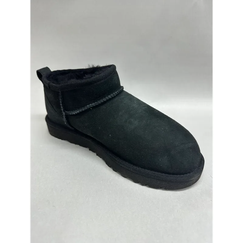 Ugg Women's Classic Ultra Mini Boot, Black, 08 — Size 8 8