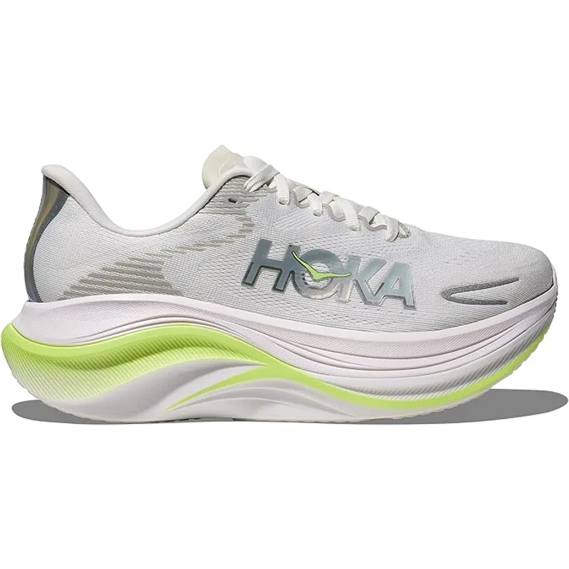Hoka Women's Skyward X 2 Sneaker — White/Neon Yuzu — Size 9 4