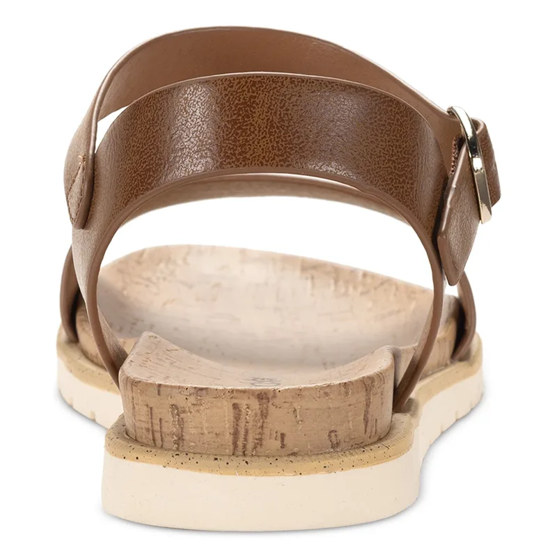 Style & Co Women's Mayaa Flat Sandals, Exclusively at Macy's - Cognac — Size 7 4