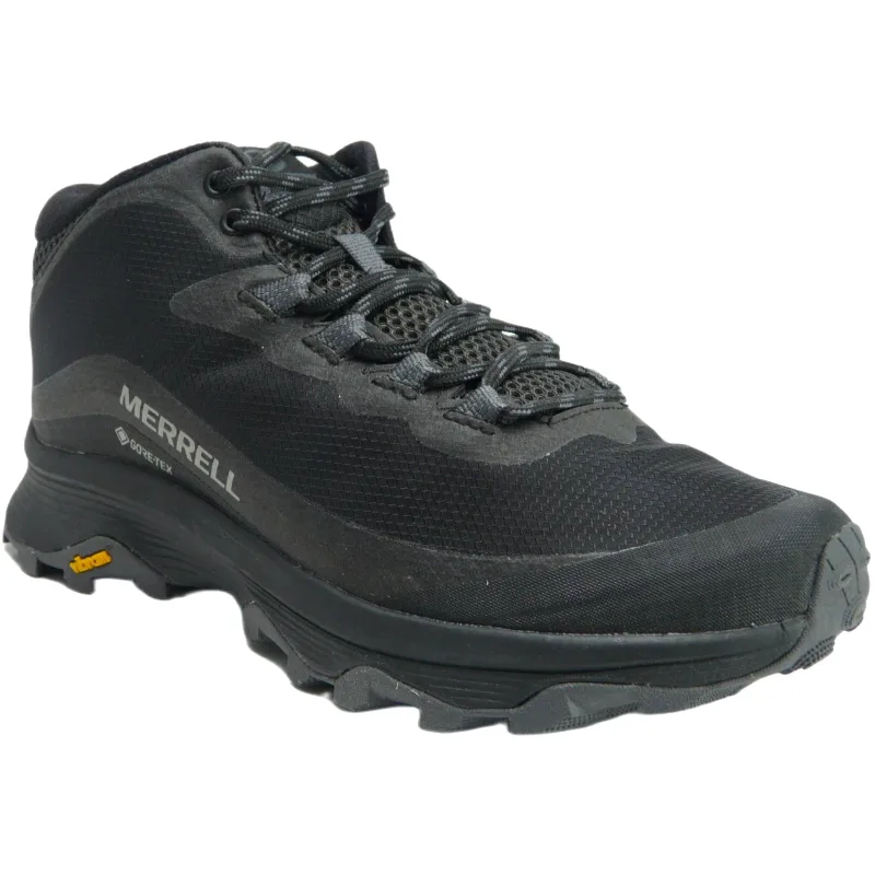 Merrell Women's Moab Speed Mid Gore-Tex, Size: 5 — Black