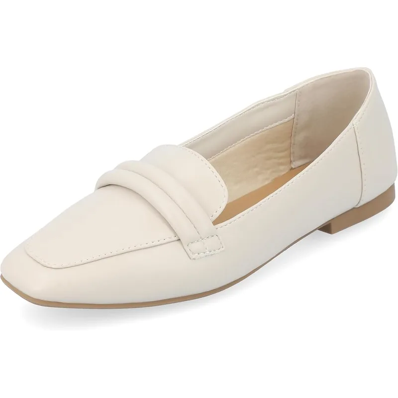 Journee Collection Women's Vidoree Loafers — Sand — Size 7.5 5