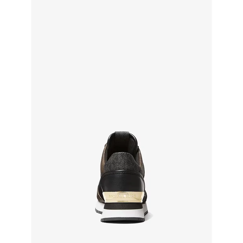 Michael Kors Maddy Logo Trainer Women's Size 7.5 — Brown 3