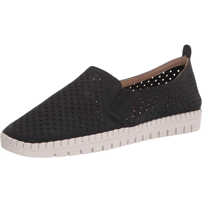 Easy Street womens Sneaker,Black,9 W US