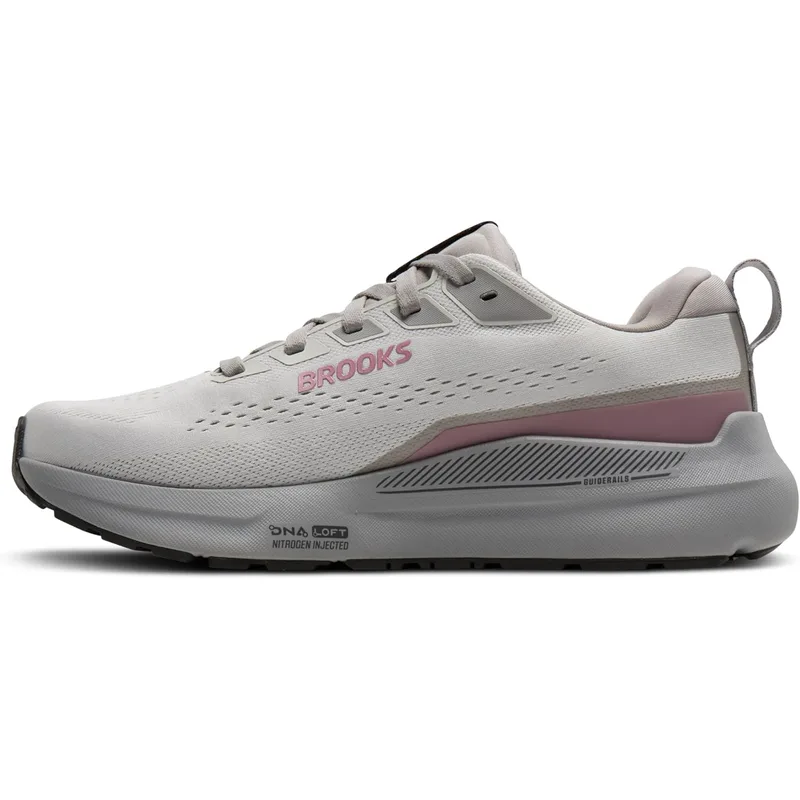 Brooks Women’s Ariel Gts 26 Supportive Running & Walking Shoe — Oyster Mushroom/Alloy/Pink — Size 8 3