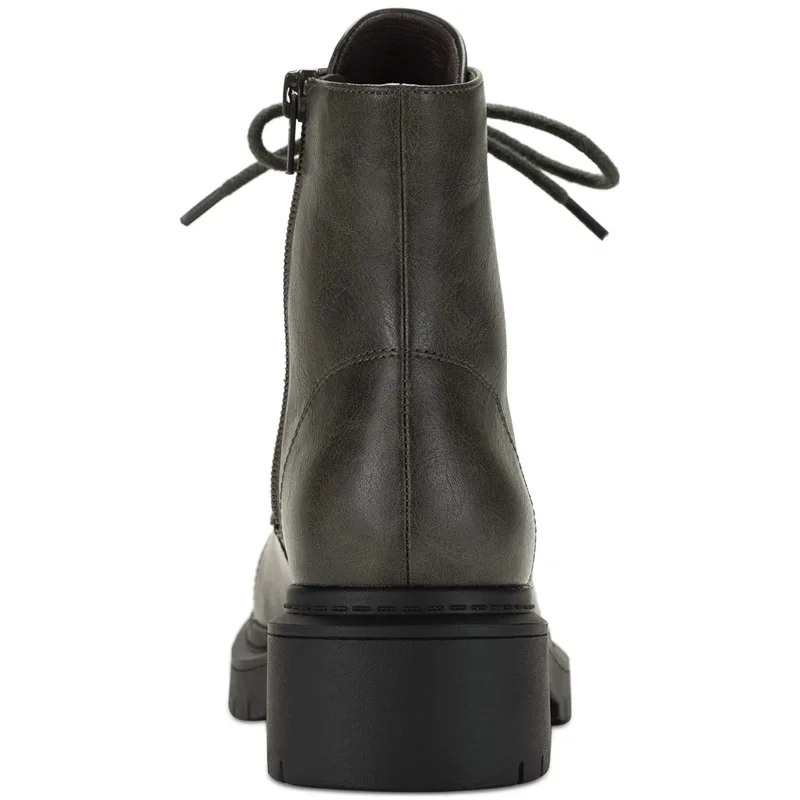 Style & Co Women's Zaharaa Platform Lace-up Boots — Dark Grey — Size 10 4