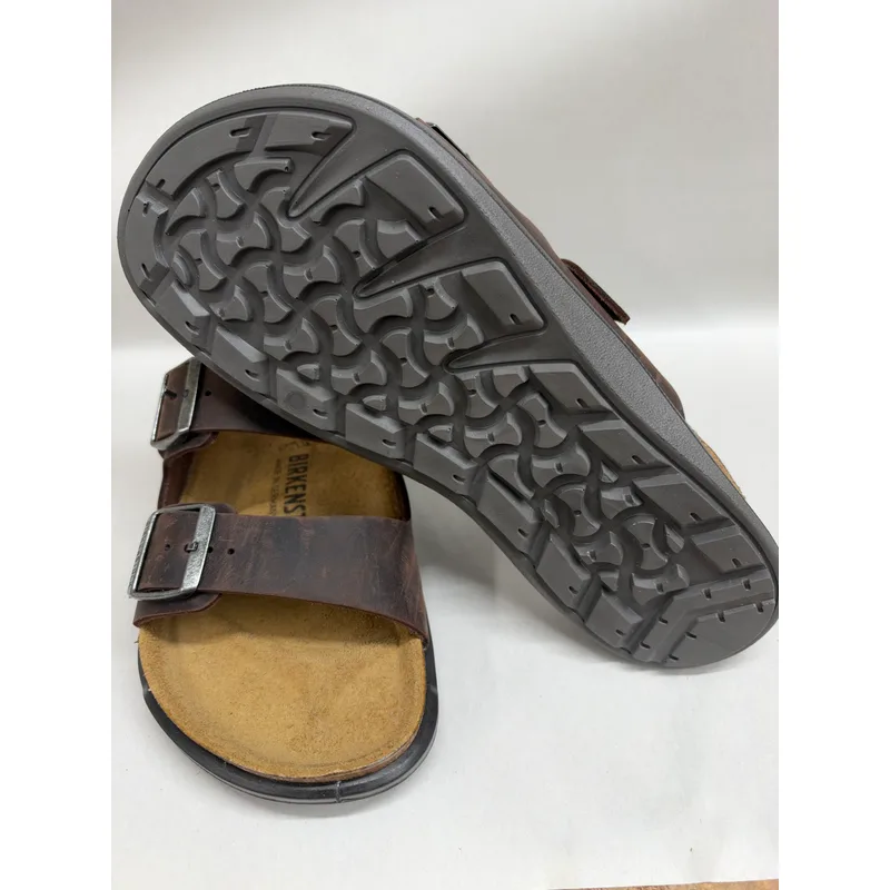 Birkenstock, Women's, Arizona Rugged, Habana, Women's 9-9.5, Medium — Brown 7