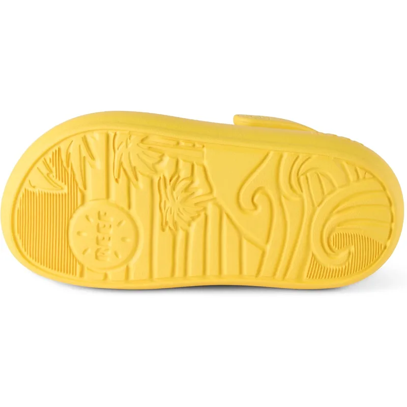 Reef Toddler/Little Kid Rio Slide Sandals — Yellow — Size 8 7