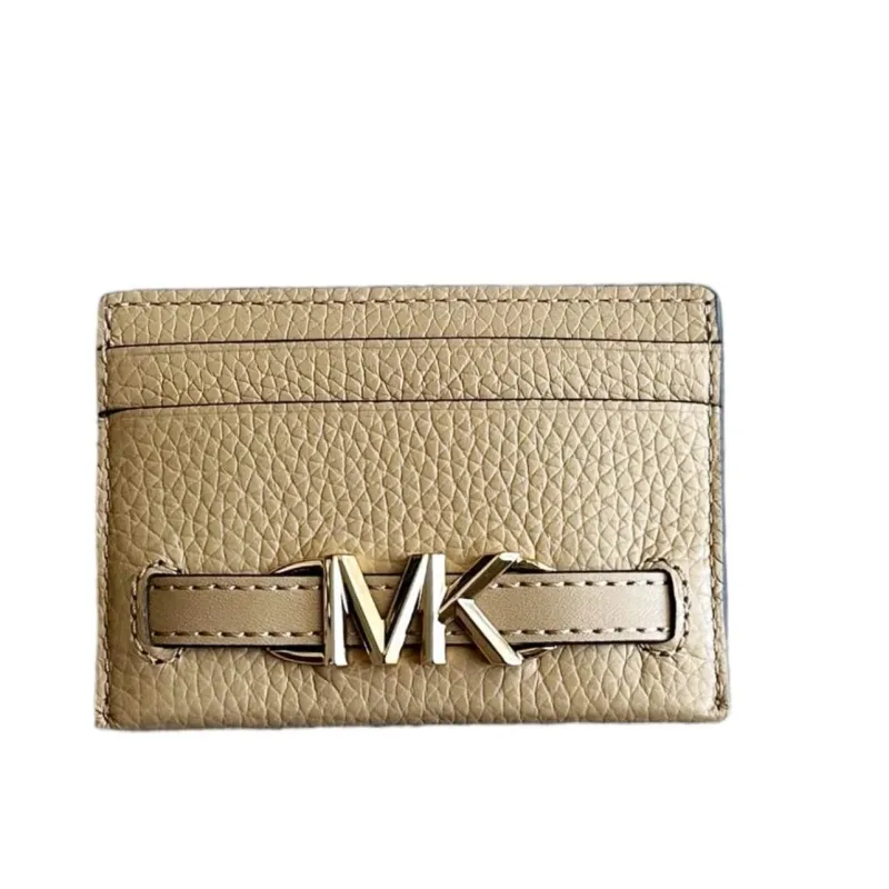 Michael Kors 35S3G6RD3L Reed Camel Tan With Gold Hardware Women's Card Holder