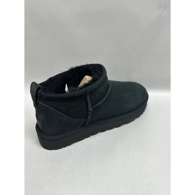 Ugg Women's Classic Ultra Mini Boot, Black, 08 — Size 8 2