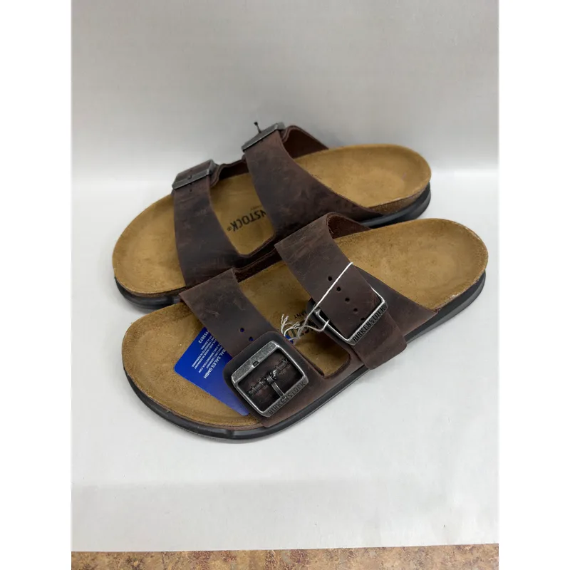 Birkenstock, Women's, Arizona Rugged, Habana, Women's 9-9.5, Medium — Brown