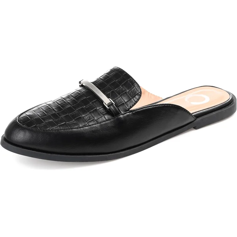 Journee Collection Women's Rubee Mules — Black — Size 9.5 2