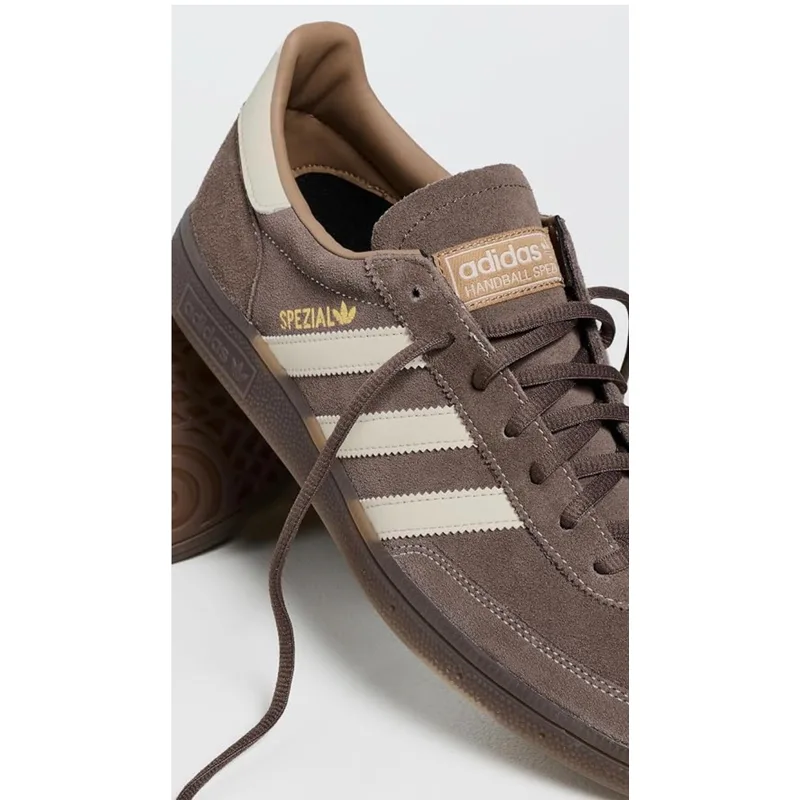 adidas Men's Handball Spezial Earth strataWonder White/GUM5 12 US — Brown 3