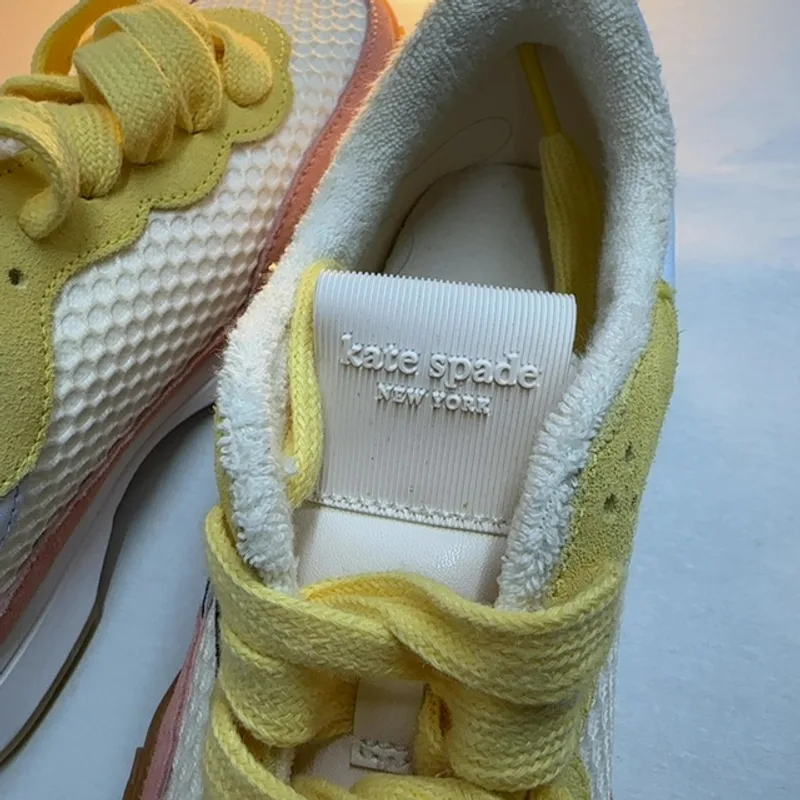 kate spade new york K As in Kate Mesh Runner — White — Size 7.5 9