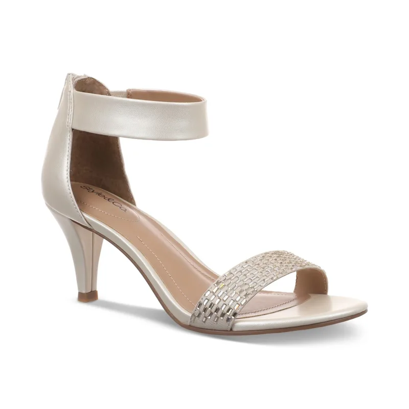 Style & Co Women's Phillys Two-Piece Evening Sandals — Size 8.5