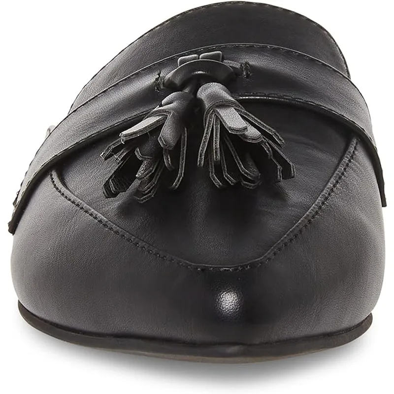 Madden Girl Preppiee Tailored Tassel Slip-On Loafer Flats — Black — Size 8 3